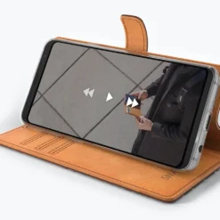 Samsung Galaxy S9 - Vintage Leather Wallet Phone Case -Union Store Chestnut 68