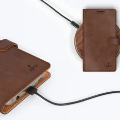 Samsung Galaxy S9 - Vintage Leather Wallet Phone Case -Union Store Chestnut 69