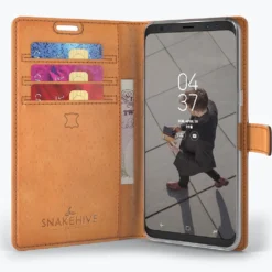 Samsung Galaxy S8 - Vintage Leather Wallet Phone Case -Union Store Chestnut 72