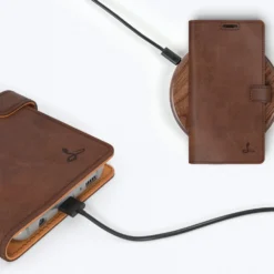 Samsung Galaxy S8 - Vintage Leather Wallet Phone Case -Union Store Chestnut 74