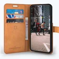 Samsung Galaxy S22 - Vintage Leather Wallet Phone Case -Union Store Chestnut 74 a5df1579 e643 4c53 96eb a30aca829395