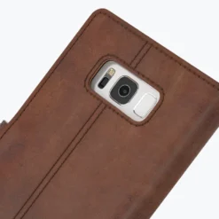 Samsung Galaxy S8 - Vintage Leather Wallet Phone Case -Union Store Chestnut 75