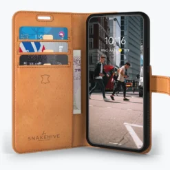 Samsung Galaxy S22 Plus - Vintage Leather Wallet Phone Case -Union Store Chestnut 90