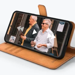 Samsung Galaxy S22 Plus - Vintage Leather Wallet Phone Case -Union Store Chestnut 91