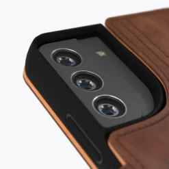 Samsung Galaxy S22 Plus - Vintage Leather Wallet Phone Case -Union Store Chestnut 93