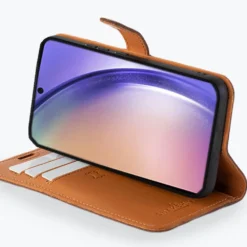 Samsung Galaxy A55 - Vintage Leather Wallet Phone Case -Union Store Chestnut a5397659 3df4 4bd3 b030 aeeb49919750