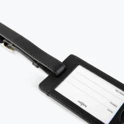 Leather Luggage Tag - The Essential Collection -Union Store CopyofSuitcaseTags Metro Black4