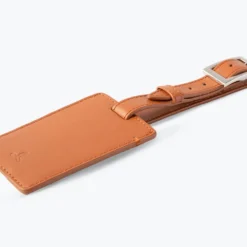 Leather Luggage Tag - The Essential Collection -Union Store CopyofSuitcaseTags Metro Orange1