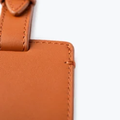 Leather Luggage Tag - The Essential Collection -Union Store CopyofSuitcaseTags Metro Orange6
