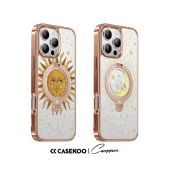ArtCollab X COCORRINA Helios Titanium Magic Stand Pro Case For IPhone -Union Store Desert Titanium 1