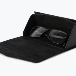 Metro Foldable Leather Glasses Case -Union Store FoldableGlassesCase Black9 1