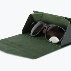 Metro Foldable Leather Glasses Case -Union Store FoldableGlassesCase Green8