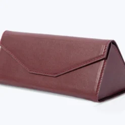 Metro Foldable Leather Glasses Case -Union Store FoldableGlassesCase Red1