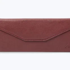 Metro Foldable Leather Glasses Case -Union Store FoldableGlassesCase Red2