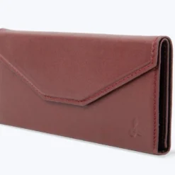 Metro Foldable Leather Glasses Case -Union Store FoldableGlassesCase Red4