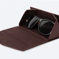 Metro Foldable Leather Glasses Case -Union Store FoldableGlassesCase Red8