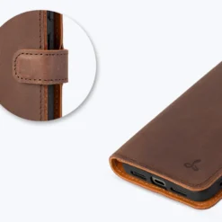 Google Pixel 8 - Vintage Leather Wallet Phone Case -Union Store GooglePixel8 Vintage Chestnut3