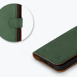 Google Pixel 8 Pro- Vintage Leather Wallet Phone Case -Union Store GooglePixel8Pro Vintage BottleGreen3