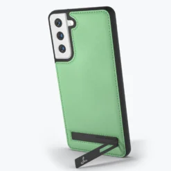 Samsung Galaxy S21 FE - Metro Leather Phone Case -Union Store Green 11