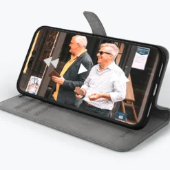 Apple IPhone 14 Pro - Vintage Leather Wallet Phone Case -Union Store Grey 2022 09 02T141406.693