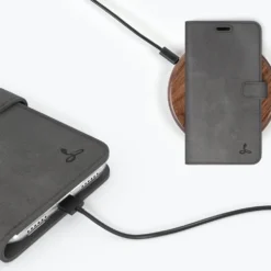 Apple IPhone XR - Vintage Leather Wallet Phone Case -Union Store Grey 12 e0f8993e 904f 4781 8e01 62693fe1b91c