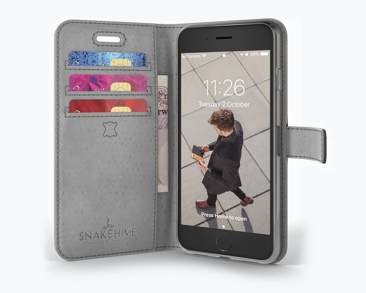 Apple IPhone 7 - Vintage Leather Wallet Phone Case 12 Apple IPhone 7 - Vintage Leather Wallet Phone Case - Image 12