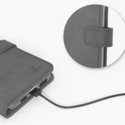 Apple IPhone 12 - Vintage Leather Wallet Phone Case -Union Store Grey 20 300519fe d4f8 4db5 9ca9 647106459d60