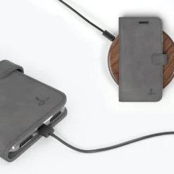 Apple IPhone SE (2020) / SE (2022) - Vintage Leather Wallet Phone Case -Union Store Grey 3c921be6 7c6c 491e b286 d05b94be0c46