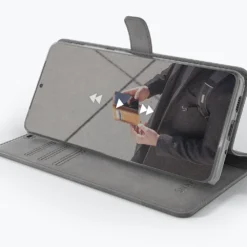 Samsung Galaxy S20 Ultra - Vintage Leather Wallet Phone Case -Union Store Grey 40