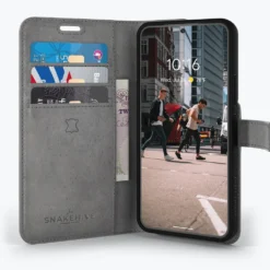 Samsung Galaxy S22 Plus - Vintage Leather Wallet Phone Case -Union Store Grey 40 3d51c057 8984 4f5b 92c8 73abcf05a172