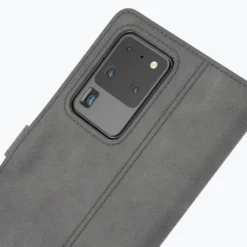 Samsung Galaxy S20 Ultra - Vintage Leather Wallet Phone Case -Union Store Grey 42