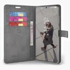 Samsung Galaxy S20 Plus - Vintage Leather Wallet Phone Case -Union Store Grey 46