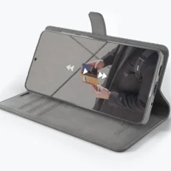 Samsung Galaxy S20 Plus - Vintage Leather Wallet Phone Case -Union Store Grey 48