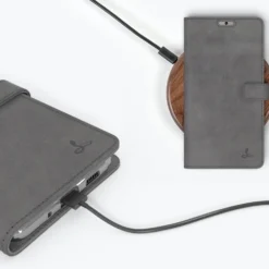 Samsung Galaxy S20 Plus - Vintage Leather Wallet Phone Case -Union Store Grey 49