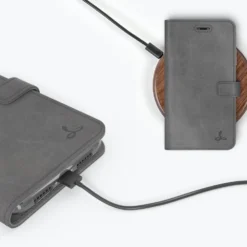 Apple IPhone 11 - Vintage Leather Wallet Phone Case -Union Store Grey 507f916f 7592 4767 8290 109c52668890