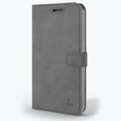 Apple IPhone 12 - Vintage Leather Wallet Phone Case -Union Store Grey 57