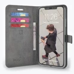 Apple IPhone 11 - Vintage Leather Wallet Phone Case -Union Store Grey 629a028f 4b83 4942 9942 e458f39e4d2d