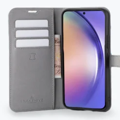 Samsung Galaxy A54 - Vintage Leather Wallet Phone Case -Union Store Grey a2cff1fa 218c 4695 a82a 96a387863108 1