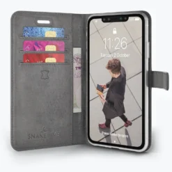 Apple IPhone XR - Vintage Leather Wallet Phone Case -Union Store Grey ae3108dc 509a 43a5 ae6d 70c8e76a714c