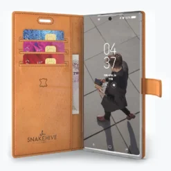 Samsung Galaxy Note 10 Plus - Vintage Leather Wallet Phone Case -Union Store HoneyGold 3 f4eb77e8 6d68 4333 9abe a753566e4a73