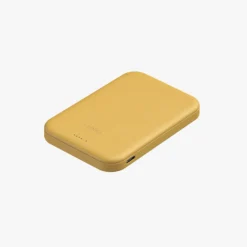 Uniq Lexa 5000Premium Leatherette Magnetic Power Bank -Union Store Lexa5000 CanaryYellow 02 Lowres SG
