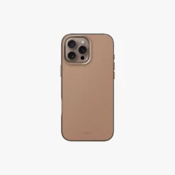 Uniq Lyden DSDual-Tone Premium Leatherette Case -Union Store Lyden DS Natural iPhone 16 Pro Max 02 Low res SG