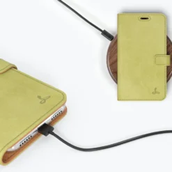 Apple IPhone X/XS - Vintage Leather Wallet Phone Case -Union Store MossGreen 3bcfc03e d643 4d7f 81e5 09628c2ae3ad