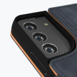 Samsung Galaxy S22 - Vintage Leather Wallet Phone Case -Union Store Navy 2022 02 07T154707.321