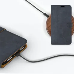 Apple IPhone 14 Pro - Vintage Leather Wallet Phone Case -Union Store Navy 2022 09 02T141625.677