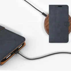 Apple IPhone 14 Pro Max - Vintage Leather Wallet Phone Case -Union Store Navy 2022 09 05T132356.829