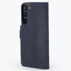 Samsung Galaxy S23 Plus - Vintage Leather Wallet Phone Case -Union Store Navy 29297264 0855 4de6 9391 c3003043ec85