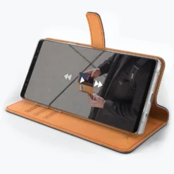 Samsung Galaxy Note 9 - Vintage Leather Wallet Phone Case -Union Store Navy 65