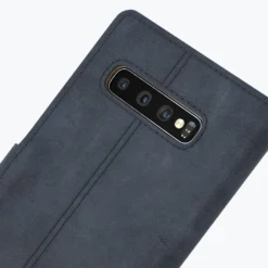 Samsung Galaxy S10 Plus - Vintage Leather Wallet Phone Case -Union Store Navy 96