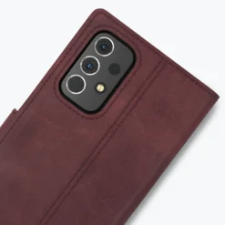 Samsung Galaxy A53 - Vintage Leather Wallet Phone Case -Union Store Plum 2022 05 17T154324.112